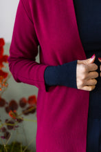 Carica l'immagine nel visualizzatore di Gallery, cardigan BORDEAUX