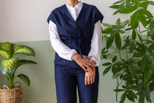 Carica l'immagine nel visualizzatore di Gallery, Gilet GIAPPO blu