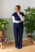 Carica l'immagine nel visualizzatore di Gallery, pantalone DRITTO blu