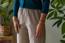 Carica l'immagine nel visualizzatore di Gallery, Pantalone LONDRA righe verde oliva