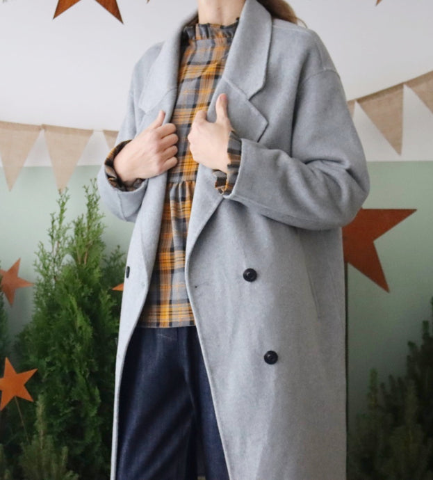 Cappotto grigio lana