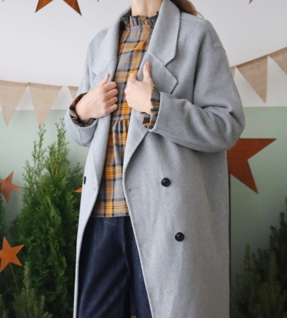 Cappotto grigio lana