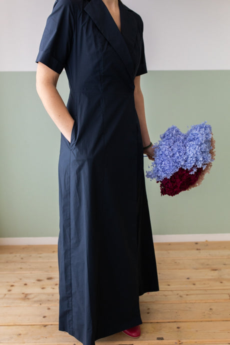 Vestito BLU cotone