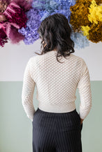 Carica l&#39;immagine nel visualizzatore di Gallery, Golfino CROP panna
