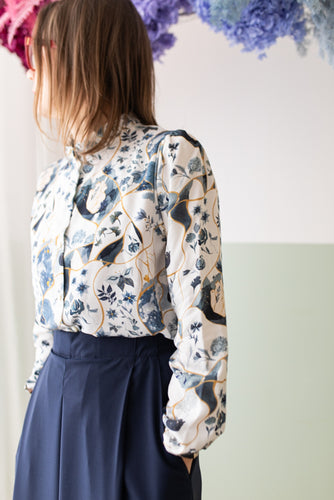 Camicia Kintsugi viscosa