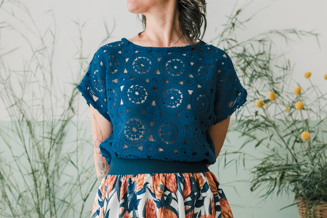 Maglia basic Macrame' zucchero - PREORDINE