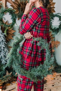 Panta LONDRA tartan rosso