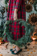 Carica l&#39;immagine nel visualizzatore di Gallery, Vestito FIRENZE Tartan rosso