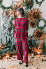 Carica l&#39;immagine nel visualizzatore di Gallery, Panta LONDRA tartan ROSSO - preordine