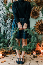 Carica l&#39;immagine nel visualizzatore di Gallery, Gonna VENEZIA tartan base blu