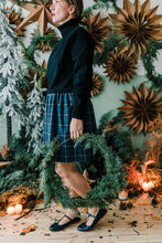 Carica l&#39;immagine nel visualizzatore di Gallery, Gonna VENEZIA tartan base blu