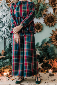 Panta LONDRA tartan PURA LANA