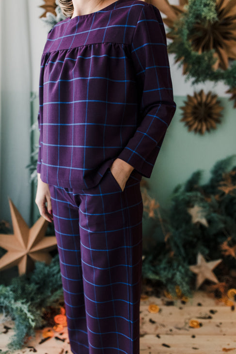 Panta MILANO base viola