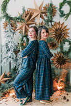 Carica l&#39;immagine nel visualizzatore di Gallery, Vestito FIRENZE Tartan blu