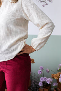 Camicia OSTUNI mussola panna