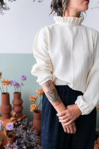 Camicia OSTUNI mussola panna