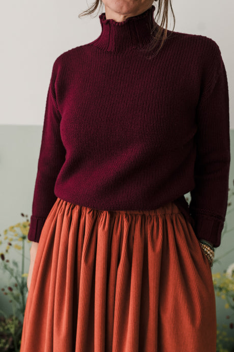 Maglione lana amarone