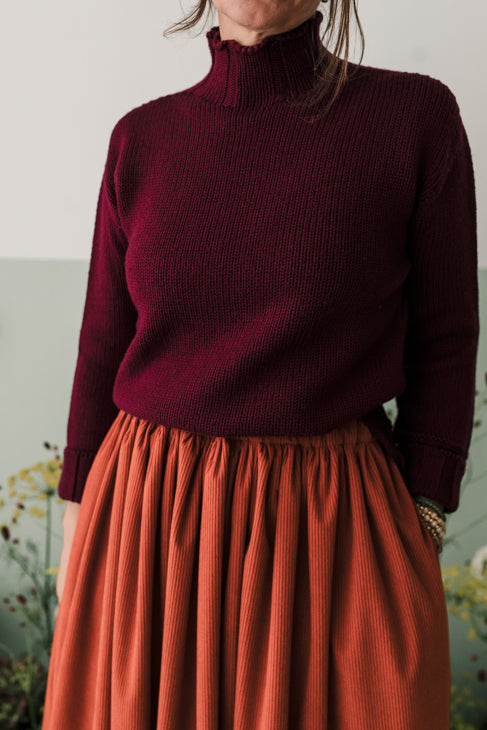 Maglione lana amarone