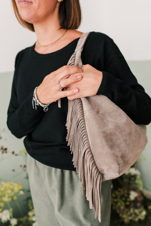 maxi borsa frange tuape