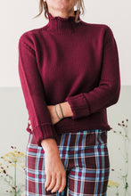 Carica l&#39;immagine nel visualizzatore di Gallery, Panta LONDRA tartan bordeaux turchese