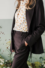 Carica l&#39;immagine nel visualizzatore di Gallery, Pantalone taglio sigaretta Cioccolato