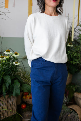 Maglioncino fondo filo lurex panna- ULTIMA L
