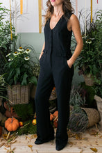 Carica l'immagine nel visualizzatore di Gallery, Tuta Fluida nera