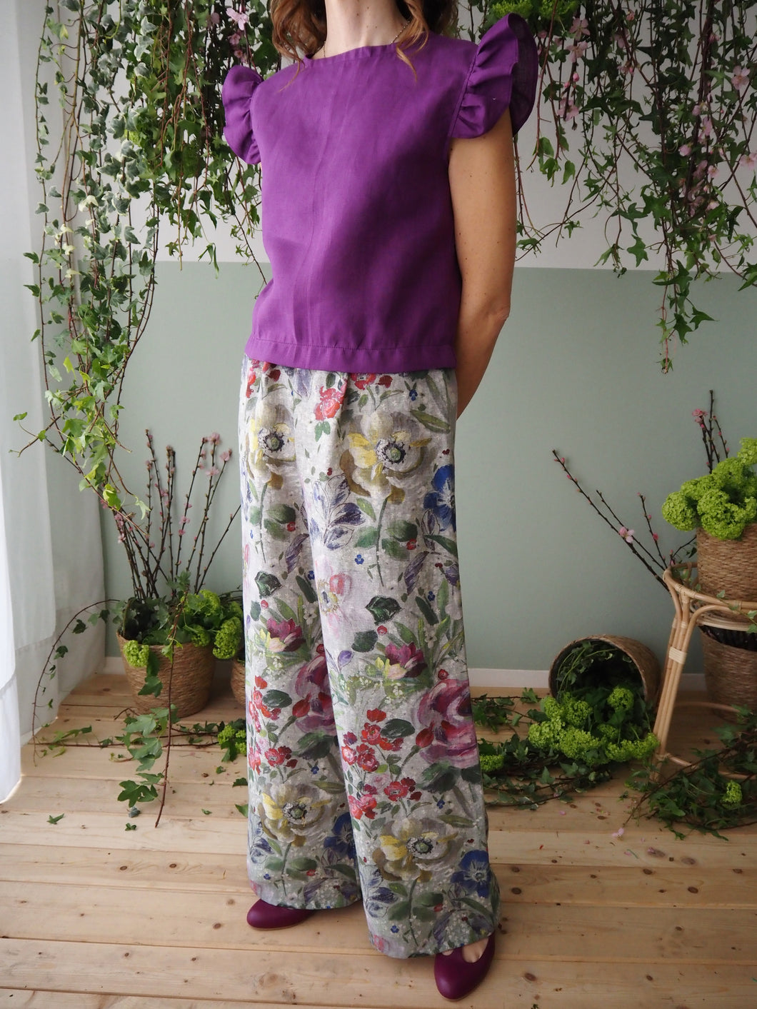 Pantalone Londra lino - taglia che desideri