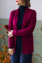 Carica l'immagine nel visualizzatore di Gallery, cardigan BORDEAUX