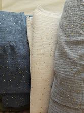 Carica l'immagine nel visualizzatore di Gallery, Maglia TREVISO mussola pois oro + colori