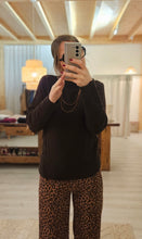 Carica l'immagine nel visualizzatore di Gallery, maglioncino Grigio/ Cioccolato trecce