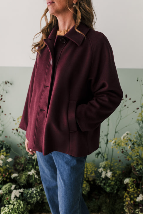 Cappotto NUVOLA bordeaux