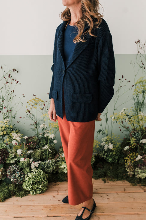 Panta LONDRA velluto zucca - PREORDINE