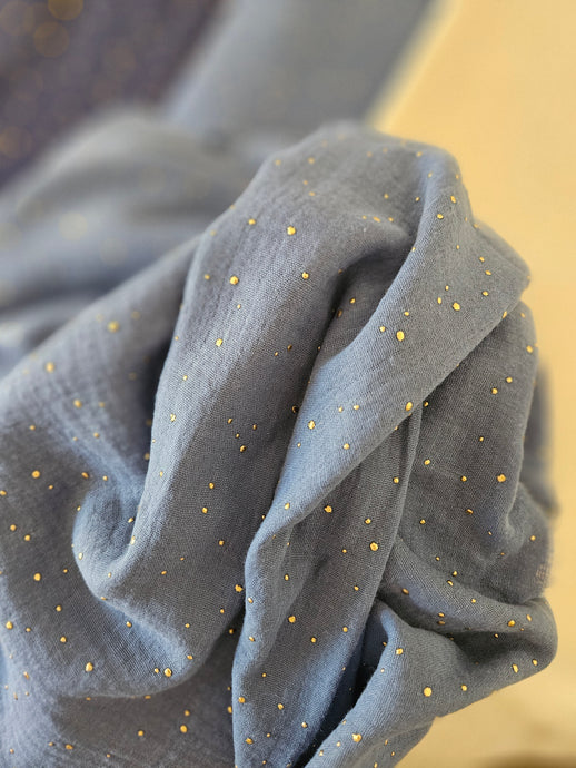 Maglia TREVISO mussola ZUCCHERO pois oro