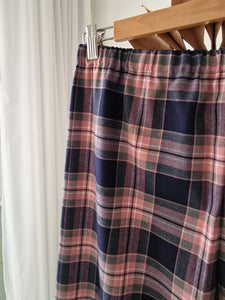 Pantalone LONDRA tartan blu rosa