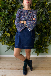 Gonna PRAGA jeans blu scuro