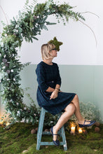 Carica l'immagine nel visualizzatore di Gallery, Vestito LUBIANA Tartan blu/verde