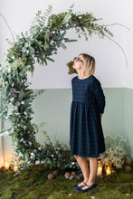 Carica l'immagine nel visualizzatore di Gallery, Vestito LUBIANA Tartan blu/verde