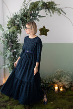 Carica l'immagine nel visualizzatore di Gallery, Vestito ATENE Tartan blu/verde preordine