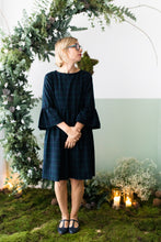 Carica l&#39;immagine nel visualizzatore di Gallery, Vestito Belgrado tartan verde/blu preordine