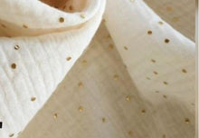 Carica l&#39;immagine nel visualizzatore di Gallery, Maglia TREVISO mussola panna pois oro